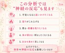 愛着パターン分析します 今のお悩みに合わせて、あなたと相手の反応パターンを整理 イメージ5