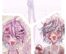 イラスト描きます！アイコン　1枚絵等　受け付けます 独特の世界観の絵を描きます　病み系で可愛い子が好きです イメージ2