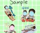 お気に入りの写真でLINEスタンプ作ります お子さんやペットの写真を手描き文字とイラストで仕上げます୨୧ イメージ5