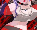 アニメ塗りのキャラクターイラスト制作致します ご注文からスピード納品致します。 イメージ1