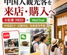 中国人観光客向けSNS集客を一括支援します 小紅書（RED）×WeChatで訪日前から来店から購入の設計 イメージ3