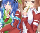 女の子のイラストを描きます 一次創作・オリキャラの一枚絵をお描きします イメージ2