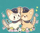 オリジナル･ペットや動物系アイコン描きます SNSなどのアイコン･ヘッダーに！人物なども対応します！ イメージ4