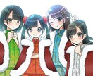 きらきらした女の子のイラスト描きます かわいい女の子限定になります！ イメージ5