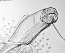 奥行きのあるポストカードを作製します 黒が魅せるモノクロイラストの奥行きを貴方だけの物に イメージ5