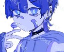 SNS用アイコンを低価格でお描きします 即日納品可/シンプルでかわいいアイコンにしたい方におすすめ イメージ3
