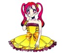 かわいい♡女の子♡のイラスト制作をします かわいい女の子のイラストを用途に合わせて加工文字入れします！ イメージ3