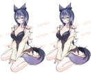 毛束が命！【髪型２パターン】イラスト描きます 美しい髪にこだわりたい！理想のヘアスタイルをイラストで再現♪ イメージ8