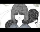 世界観のあるイラストを描きます 物語性のある繊細な線画イラスを描きます！ イメージ2