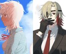 男の子でも、女の子でも！イラスト制作いたします アイコンイラストから立ち絵イラストまで幅広く承ります！ イメージ1