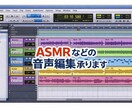 声に特化した音声編集のプロが最高品質に仕上げます DLsiteに多数の音声作品実積あり イメージ1