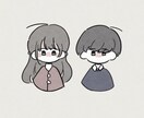ゆるかわ手書き風｜イラストお描きします 2体¥1000 ｜ 個人様から活動者様まで誰でもOK イメージ1
