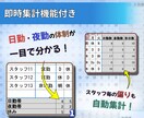 医療・介護向け勤務表をExcelで作成します 勤務形態や職場ルールに合わせて柔軟対応 イメージ4