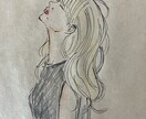 アイシャドウを使ったお洒落なイラスト描きます アイシャドウやリップを使った雰囲気のあるイラストを描きます♪ イメージ4