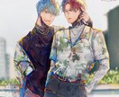 色彩にこだわったイラスト作成します 唯一無二の色使いの男性が得意です。 イメージ5