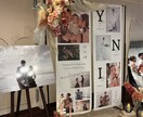 結婚式のタペストリーをデザイン、作成いたします ウェディングタペストリーを作成します。 イメージ1
