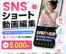 SNS用ショート動画をテンポよく編集します TikTok・リール・YouTube ショート向け！ イメージ1