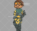 ゲームなどに使える立ち絵のドット絵を描きます あなたのキャラクターをドット絵にしませんか？ イメージ1