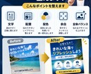 AI画像を伝わる・使えるデザインに整えます 文字崩れ・見づらさを整えSNSやチラシに活かせます イメージ3