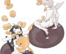 ふわふわかわいいイラストを制作します 動画のサムネやSNSアイコンなどが必要な方へ イメージ2