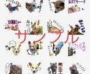 ペットLINEスタンプ制作致します ご依頼者様のペットさんの画像からスタンプ制作させて頂きます イメージ2