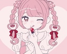 可愛いイラスト描きます きゅるきゅるで可愛い女の子のイラストが欲しい方におすすめです イメージ2