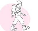 商用利用可！シンプルなオリジナルイラスト作成します 最短即日！視認性の高い人物カットイラスト作成します！ イメージ2