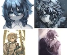 ゲーム風男女キャラクターイラスト制作します オリキャラ大歓迎世界観や設定を大切にしながら制作いたします。 イメージ4