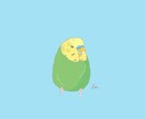 商用可☆鳥さんのおしゃれなイラストを2枚描きます SNSやブログのアイコンやプレゼントなどにどうぞ♪ イメージ7