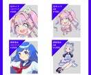 一枚絵やグッズ用SDが使いやすい！絵柄で描きます Vtuberさんのヘッダー&サムネイルイラスト制作実績あり! イメージ2