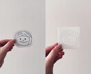 お子さんが描いた絵をステッカーにします 写真を送っていただくだけでOKです イメージ3