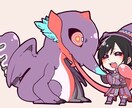 デフォルメイラスト描きます 人外、ケモ等もok！！お気軽にご相談ください イメージ3