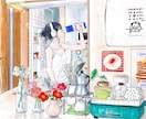 ストーリーを感じる、情緒豊かな一枚絵 描きます 日常風景の中の 温度やにおいまで伝わってくるような一枚絵。 イメージ1