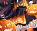 ハロウィン魔女っ子量産イラスト制作いたします まだ間に合う！ハロウィン量産イラストを低価格短納期で納品！ イメージ4