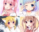 イラストかきます SNSのアイコン等に(⑉• •⑉)❤︎ イメージ2