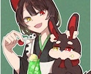 人物イラストなんでも描きます アニメ塗りの簡単な背景のキャラクター絵を早期納品します イメージ5