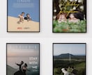 Netflix・映画風ウェルカムボード作ります 他と被らないふたりだけのオリジナルデータを作成致します✿ イメージ1