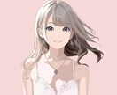 毛束が命！【髪型２パターン】イラスト描きます 美しい髪にこだわりたい！理想のヘアスタイルをイラストで再現♪ イメージ10