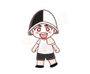 ミニキャラからシンプルめなイラストで似顔絵描きます SNSのアイコンやブログの挿絵、プレゼントにどうぞ！ イメージ3