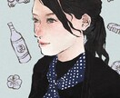 デジタルであたたかい似顔絵を描かせていただきます アイコンやご友人、ご家族、パートナーとの思い出に！ イメージ5