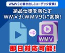 入稿用の動画データ変換(WMV9対応)を代行します デジタルサイネージ広告・自治体・企業CMを入稿用にすぐ変換♪ イメージ1