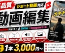 ショート動画編集します｜1本3000円〜ます SNS用ショート動画を丁寧に編集します イメージ1