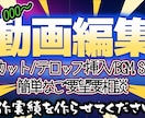 動画編集承ります 理想に近い動画編集を目指します！ イメージ1
