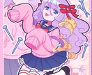 人数限定価格！うちの子全部盛りイラスト描きます TRPGにも♪全身立ち絵＋表情差分＋ミニキャラ＋小物セット イメージ6