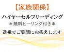 透視でご質問にお答えします 【家族関係】ハイヤーセルフリーディング＊無料ヒーリング付き イメージ1