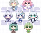 ちょこんっとしたデフォルメイラスト描きます 【限定5名まで特別価格】SNSや配信のサムネ・アイコンに！ イメージ2