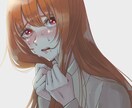 かわいい女の子のイラストをお描きします 病み系イラストも可能！様々なタッチに対応します！ イメージ2