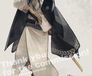 立ち絵・一枚絵☆キャラクターイラスト描きます 【挿絵／動画サムネイル／ヘッダー／TRPG等】絵柄変更OK！ イメージ3