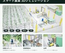 工場・農業の設備や工程を3D動画で見える化します 設備導入・営業説明に｜動画＋動く3Dモデルを納品 イメージ3