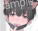 商用利用◎シンプルな男の子アイコンお描きます お一人お一人に丁寧な対応いたします！お気軽に相談◎ イメージ3